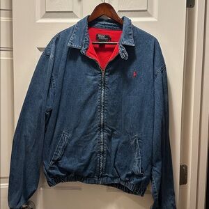 Polo by Ralph Lauren Denim Jacket with Red Interior